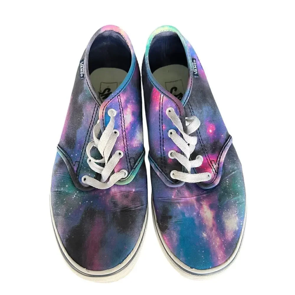 Vans Galaxy Off The Wall Size 5 Pink Purple Blue Green